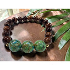 Koa and Mosaic Turquoise | Bracelet 10mm