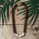 Koa and Heishi Fresh Water Pearls | Necklace 8mm