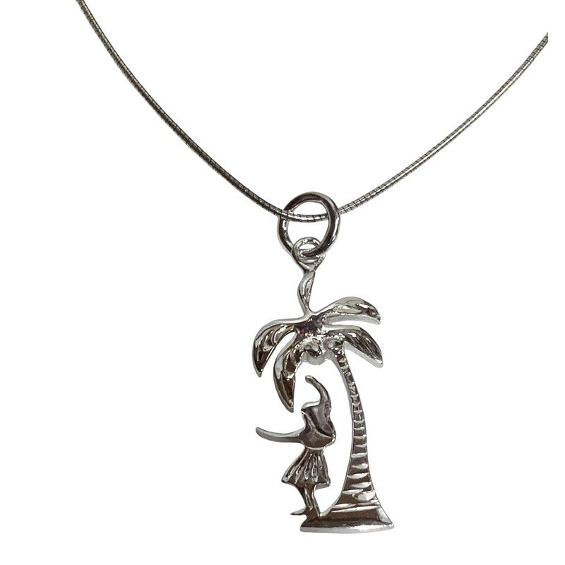 Kahiko Hula Dancer & Palm Necklace