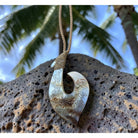 Mother of Pearl Makau (Fish Hook) Necklace