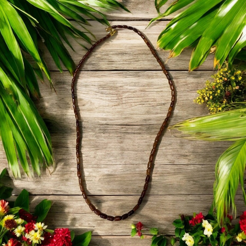 Koa Wood Necklace | 3-4mm Beads