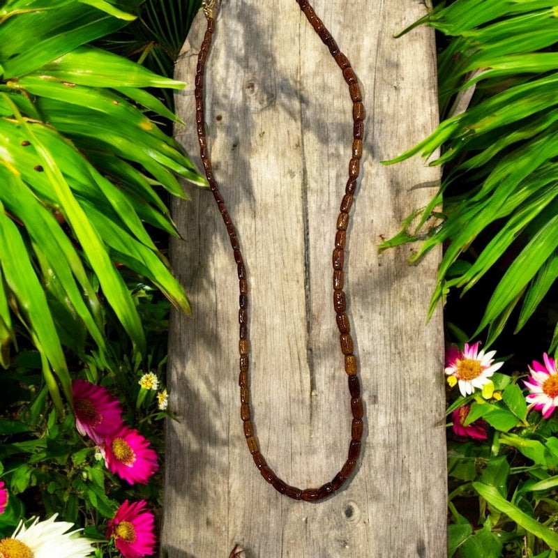 Koa Wood Necklace | 3-4mm Beads