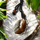 Koa and Bone Makau with Engraving