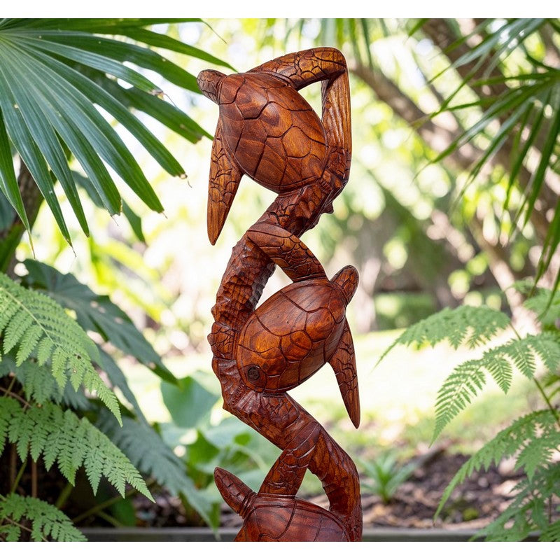 Standing Three Hawaiian Sea Turtle 40 " 