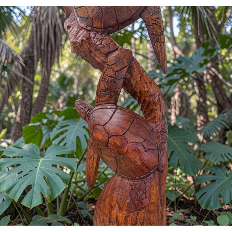 Standing Three Hawaiian Sea Turtle 40 " 