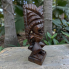 Lono Tiki God | Hawaiian Museum Replica 12" (Stained)