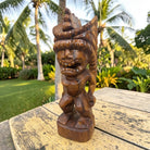 Lono Tiki God | Hawaiian Museum Replica 12" (Stained)