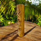 Love and Ocean Hawaiian Totem | Oak Stained 20"