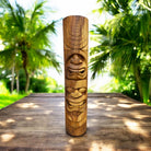 Love and Ocean Tiki Totem | Hawaiian Decor 32"