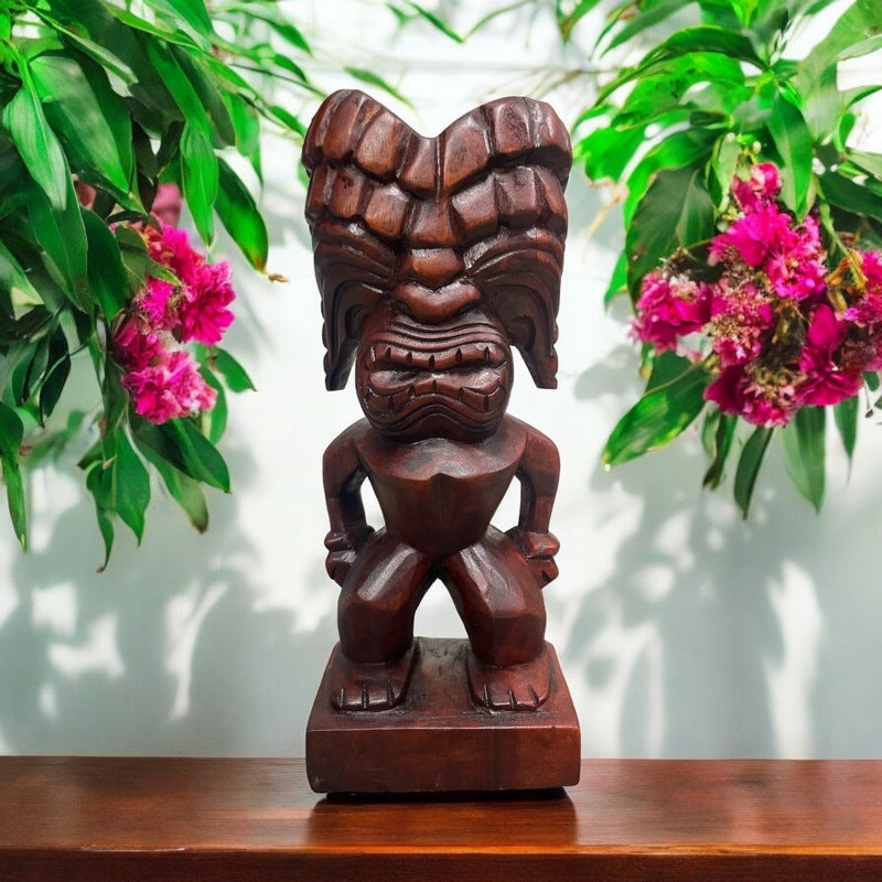 Ku | Traditional Hawaiian Museum Tiki  12"