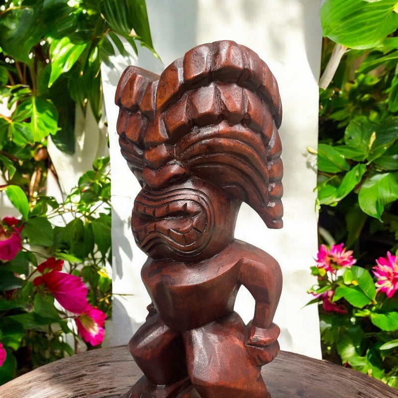 Ku | Traditional Hawaiian Museum Tiki  12"