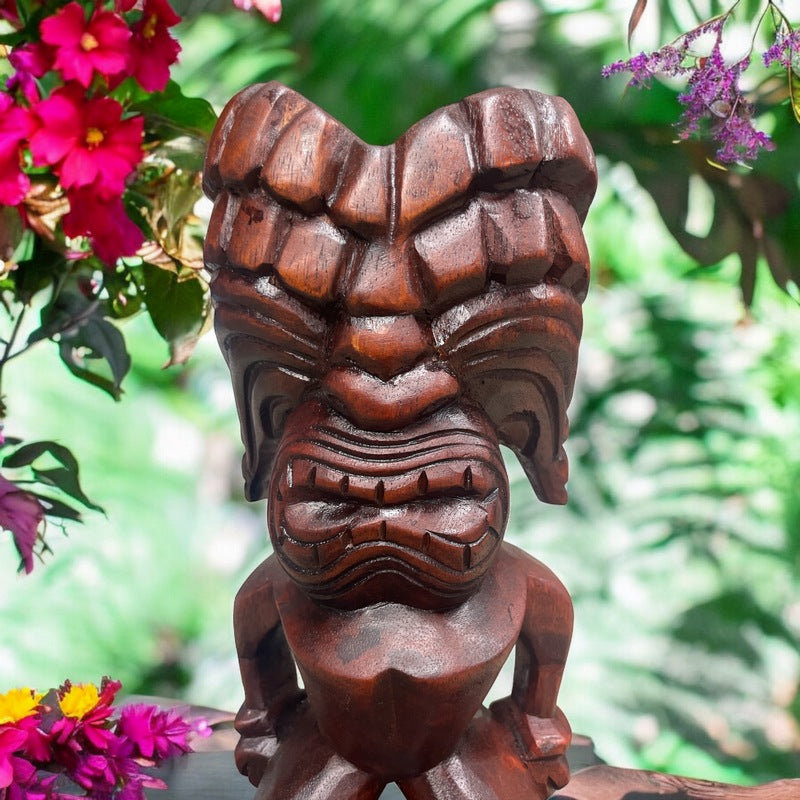 Ku | Traditional Hawaiian Museum Tiki  12"