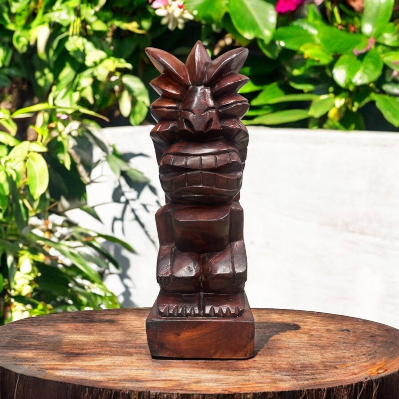 Love Tiki 20" | Hawaiian Museum Replica (Stained)