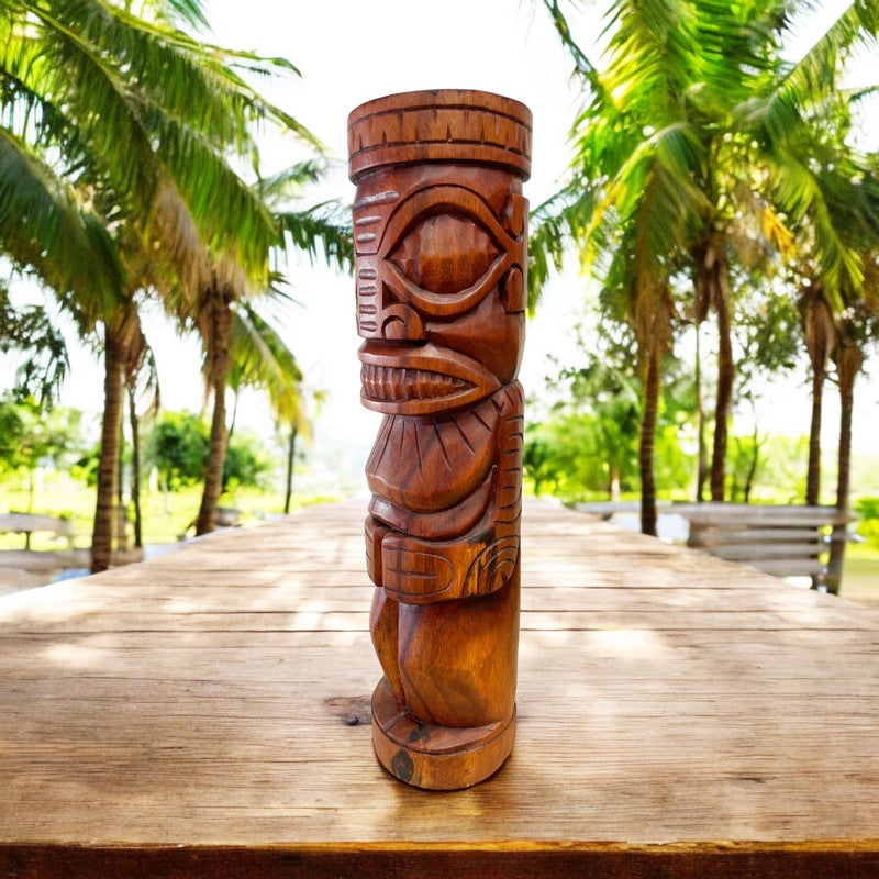 Marquesas Island Totem | Polynesian Art 20"