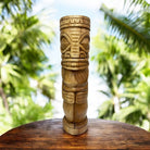 Marquesas Totem Natural Wood | Polynesian Art 20"