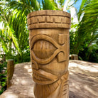 Marquesas Totem Natural Wood | Polynesian Art 20"