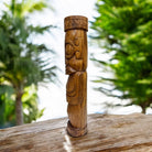 Marquesas Totem Natural Wood | Polynesian Art 32"