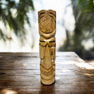 Ho'okipa Hawaiian Totem | Natural Wood 20"