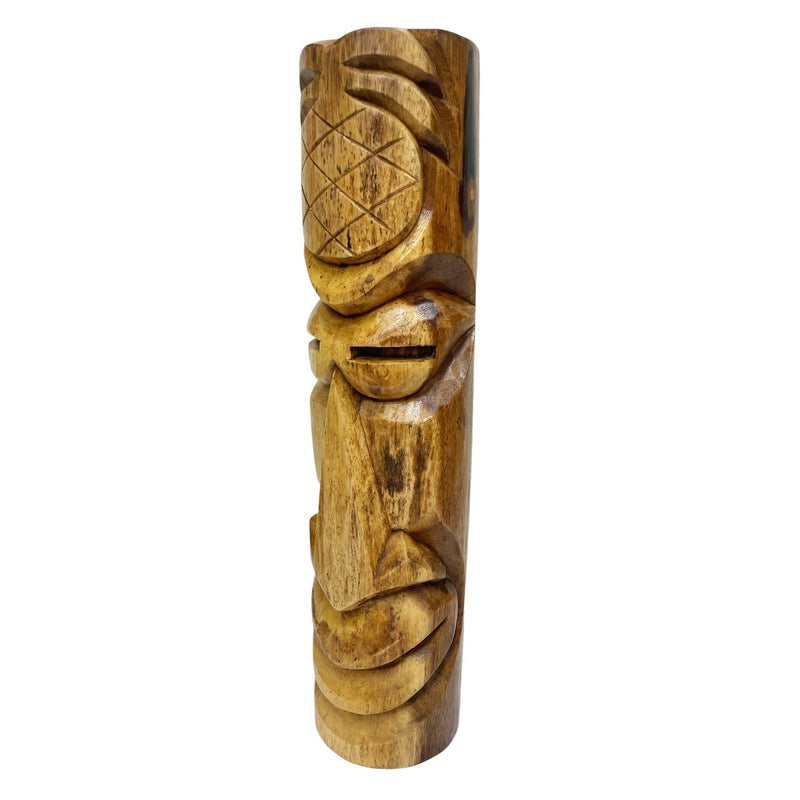 Ho'okipa Hawaiian Totem | Natural Wood 20"