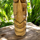 Ho'okipa Hawaiian Totem | Natural Wood 20"