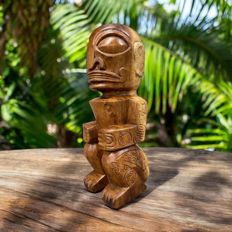 Tahitian Tiki Figure | Natural 12"