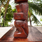 Tahitian Tiki Figure | Stained 12"