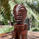 Tahitian Tiki Figure | Stained 12"