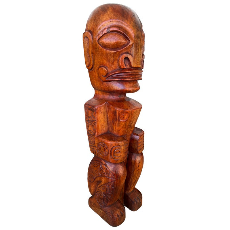 Tahitian Tiki Idol | Stained 20"