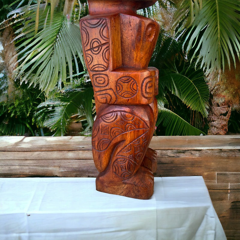 Tahitian Tiki Idol | Stained 20