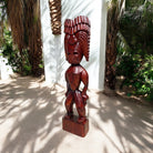 Ku | Traditional Hawaiian Tiki 40" (Bombay Mahogany)