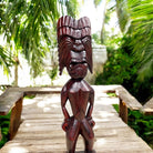 Ku | Traditional Hawaiian Tiki 40" (Red Mahogany)