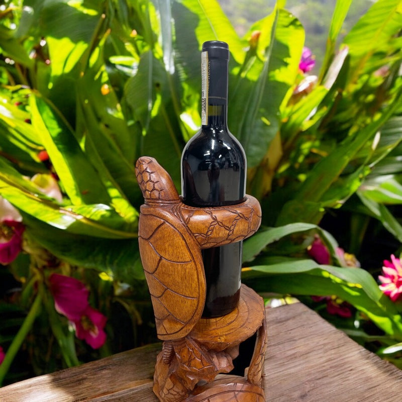 Honu (Sea Turtle) Wine Holder 20"