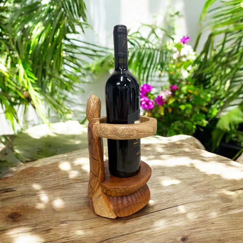 Honu (Sea Turtle) Wine Holder 10"