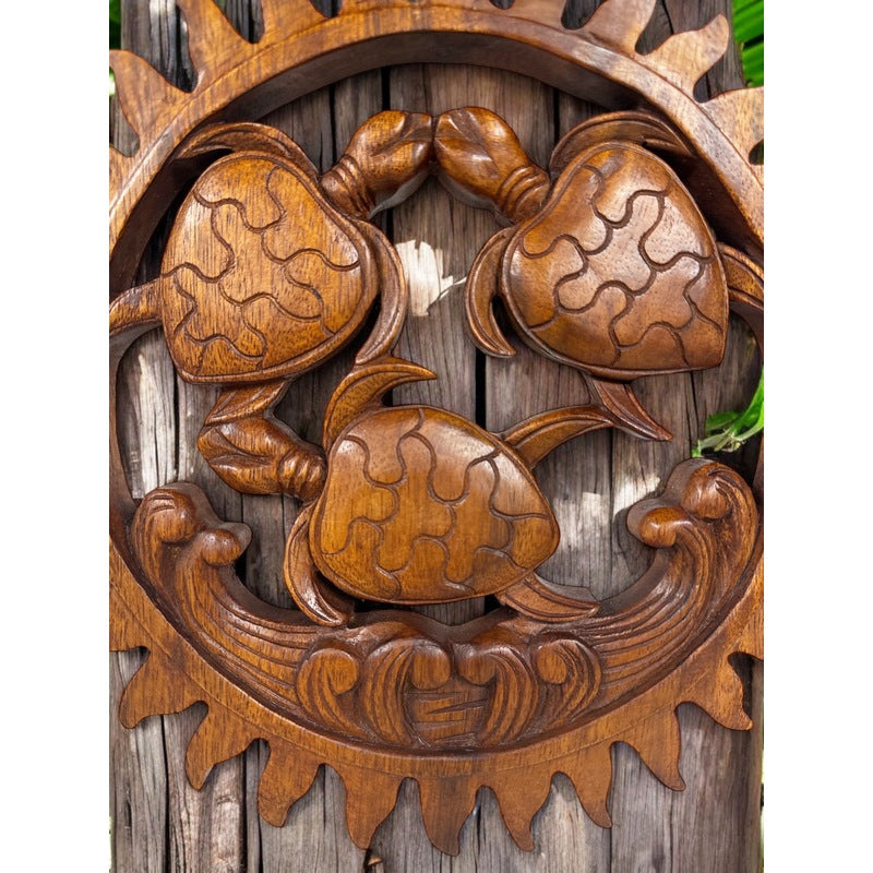 Honu (Sea Turtle) | Tropical Wall Plaque 12"