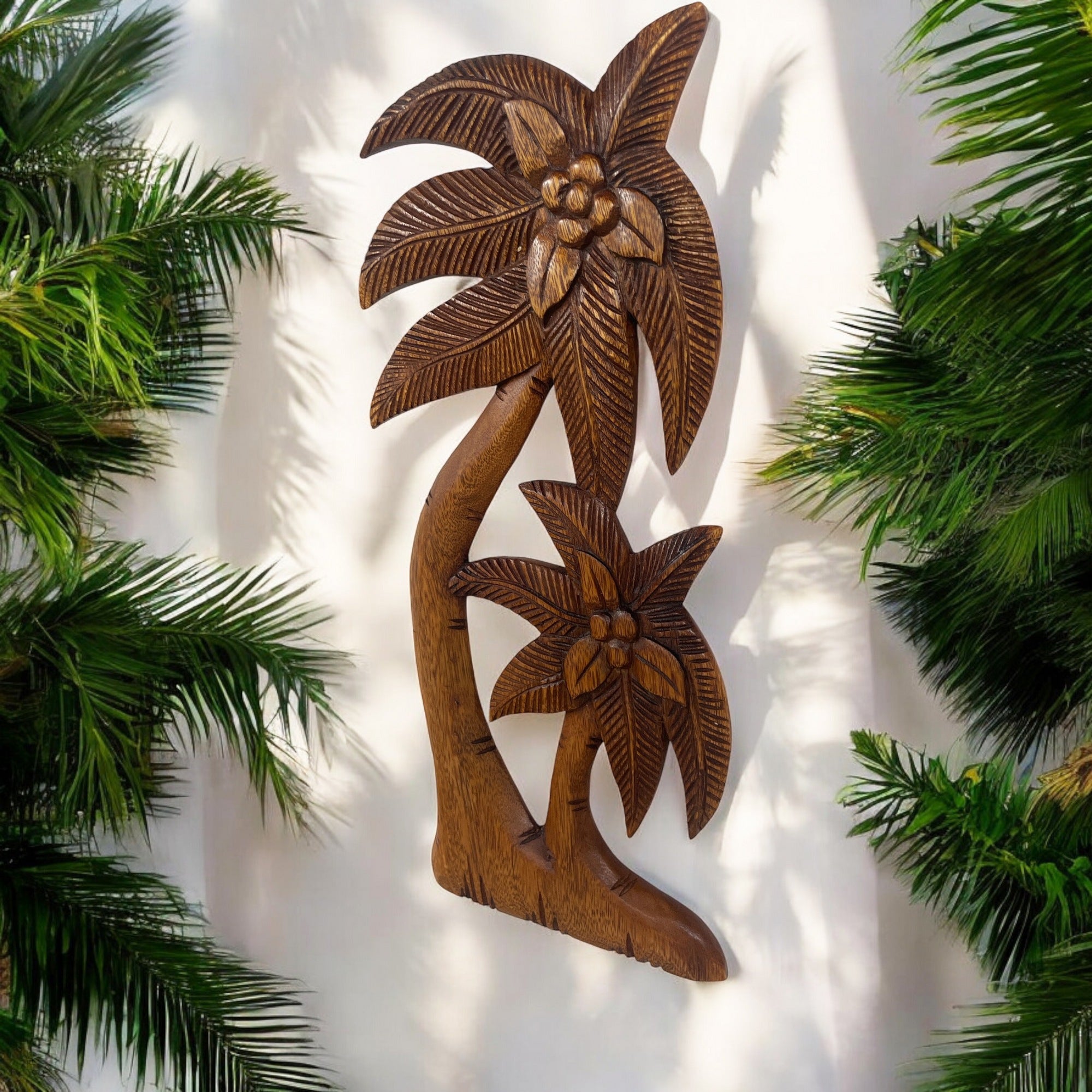 Hawaiian Palm Trees Wall Plaque 16