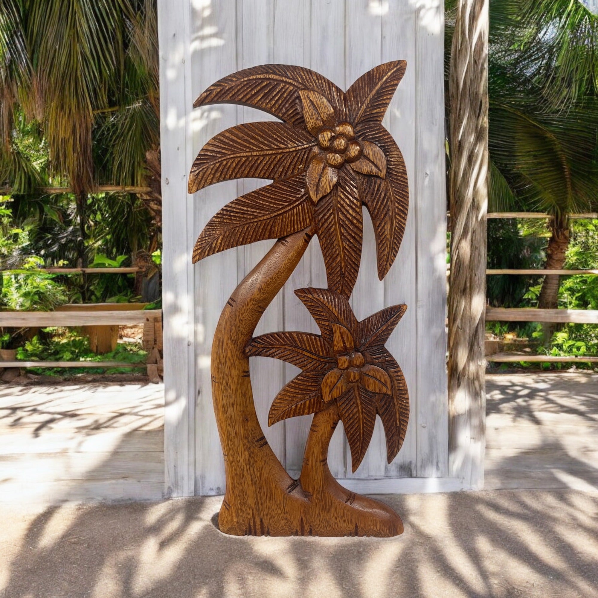 Hawaiian Palm Trees Wall Plaque 16