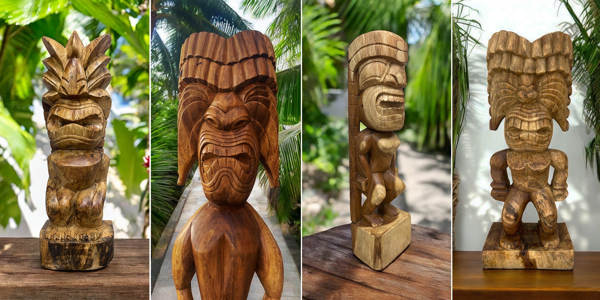 Tiki Figures - Makana Hut