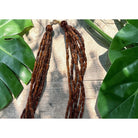7 Strand Koa Rice Bead Necklace