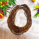 7 Strand Koa Rice Bead Necklace