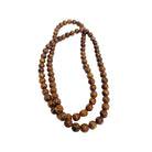 Hawaiian Koa Wood Necklace or Bracelet 32" | 8mm Beads