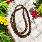 Hawaiian Koa Wood Necklace or Bracelet 32" | 8mm Beads