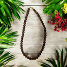 Hawaiian Koa Wood Necklace | 8mm Beads