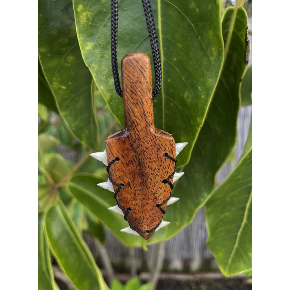 Leiomano Koa Wood Necklace