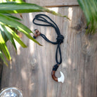 Hawaiian Koa and Bone Makau  (Fish Hook)