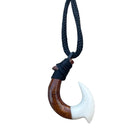 Hawaiian Koa and Bone Makau  (Fish Hook)