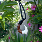 Hawaiian Koa and Bone Makau  (Fish Hook)