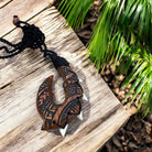 Hawaiian Koa Makau with Engraving