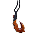 Hawaiian Koa Makau | Fish Hook Necklace