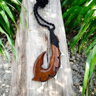 Hawaiian Koa Makau | Fish Hook Necklace