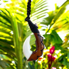 Hawaiian Koa and Bone Makau | Fish Hook Necklace